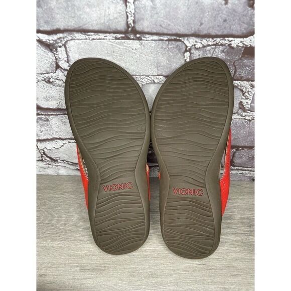 Vionic Bella 2 Red Synthetic Bow Casual Thong Sandals Women’s Sz 8.5M US/40EU - Picture 14 of 16